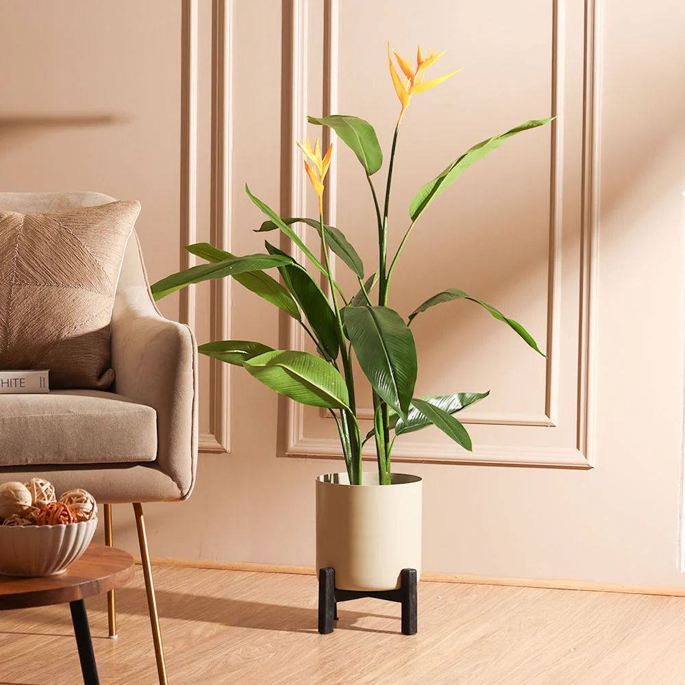 Bird-of-Paradise Artificial Potted Plant Tall - Yellow - Image 2