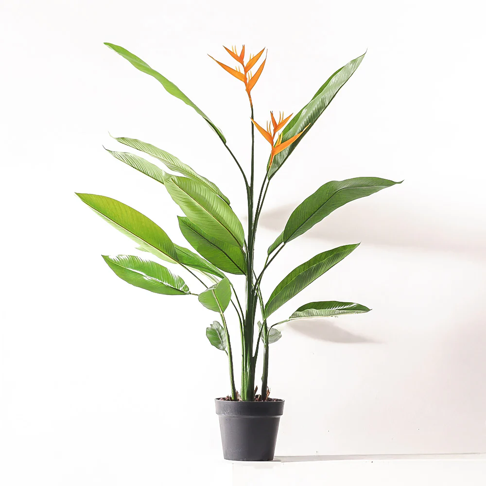Bird-of-Paradise Artificial Potted Plant Tall - Yellow - Image 3