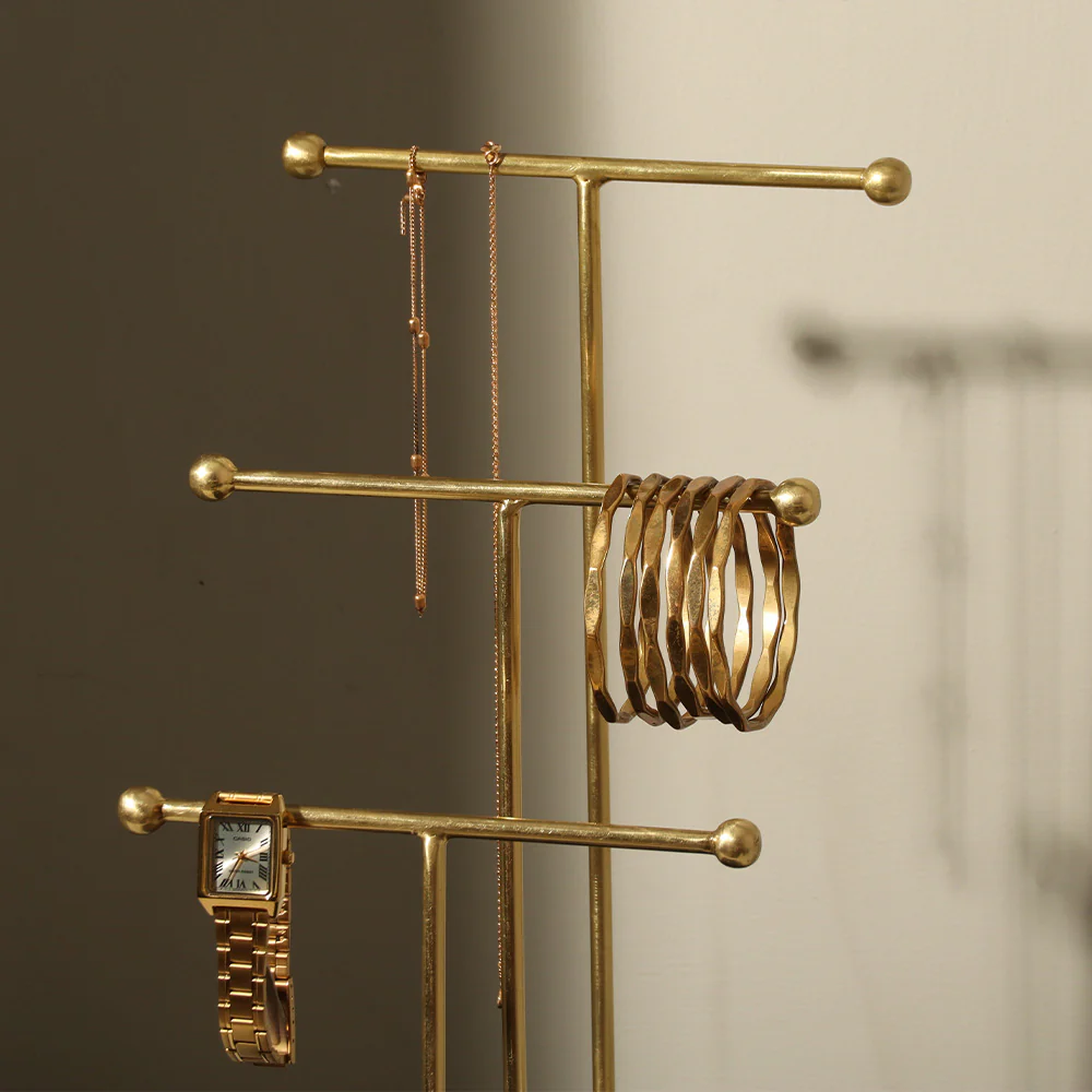 Blair Jewellery Stand - Black Gold - Image 5