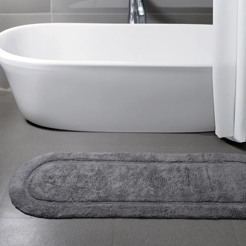 Blake Oval Bath Runner - Light Grey - Image 5
