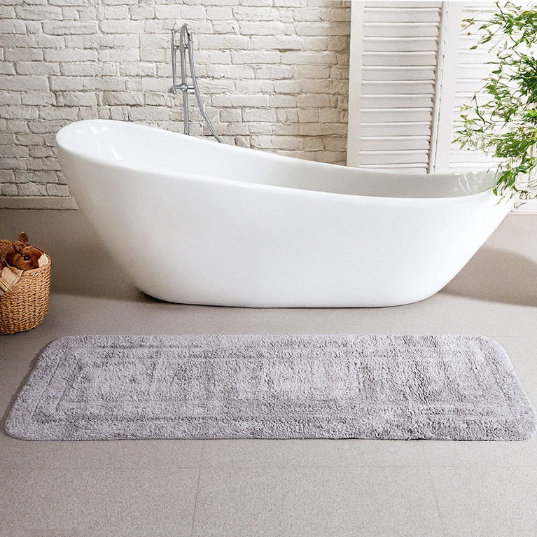 Blake Rectangular Bath Runner - Light Grey - Image 2