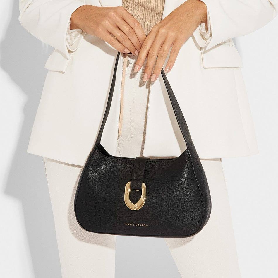 Blake Small Shoulder Bag - Black - Image 2