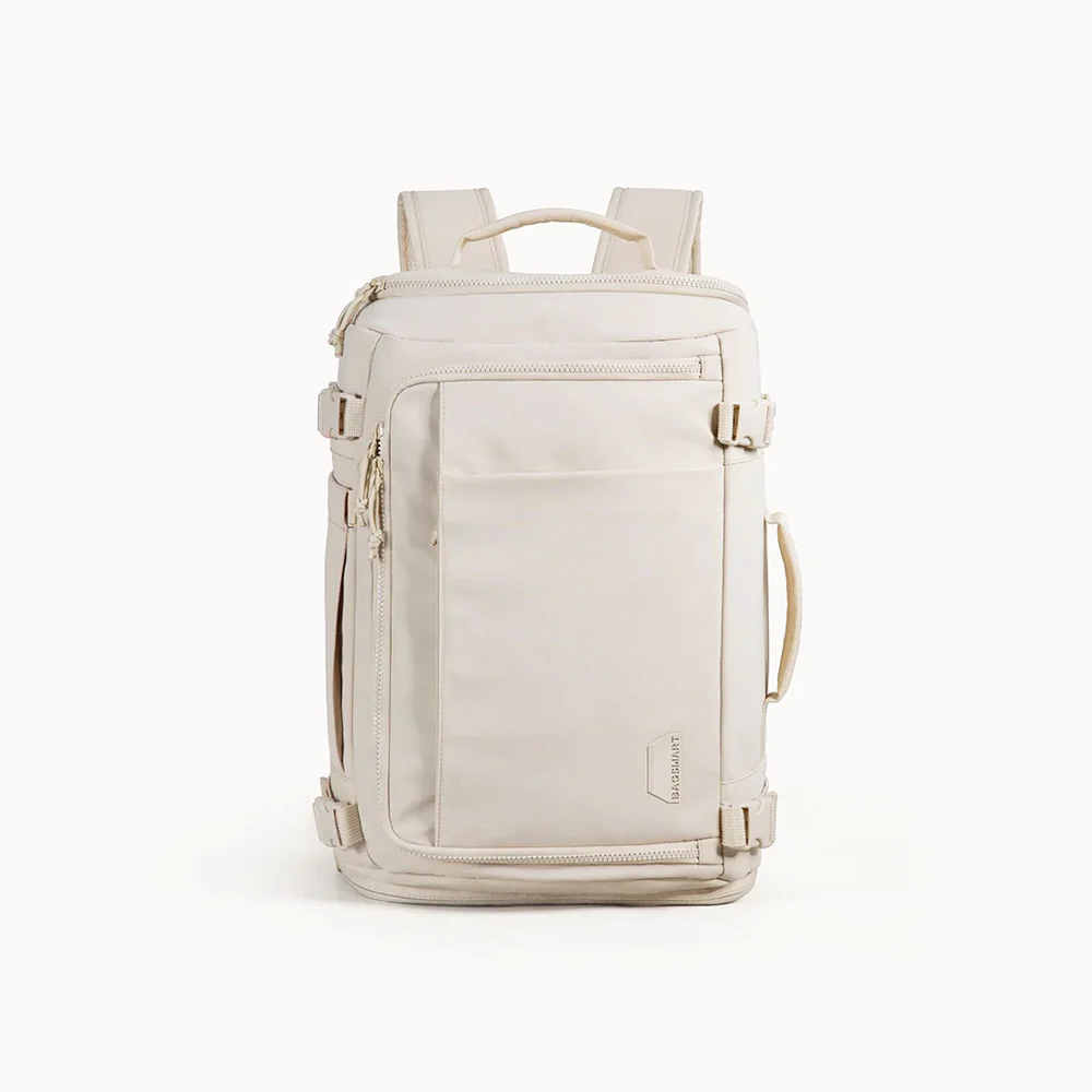 Carry-On Travel Backpack 28L - Beige - Image 8