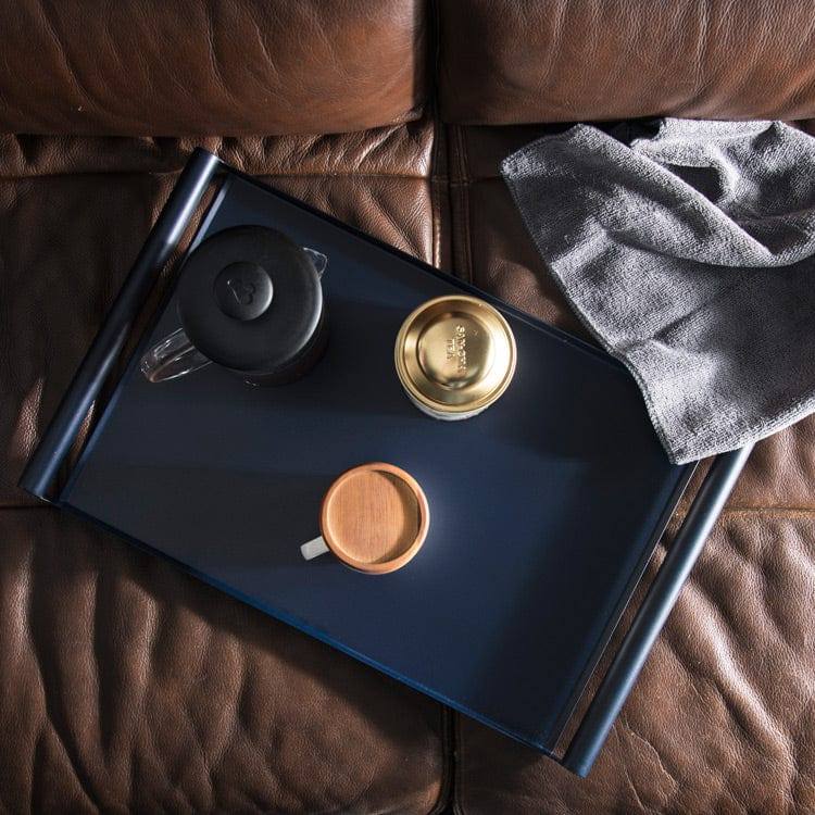 Bode Serving Tray - Ink Blue - Image 2