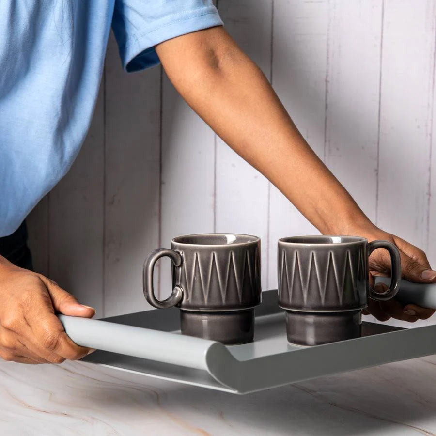 Bode Serving Tray Small - Smoke Grey - Image 4