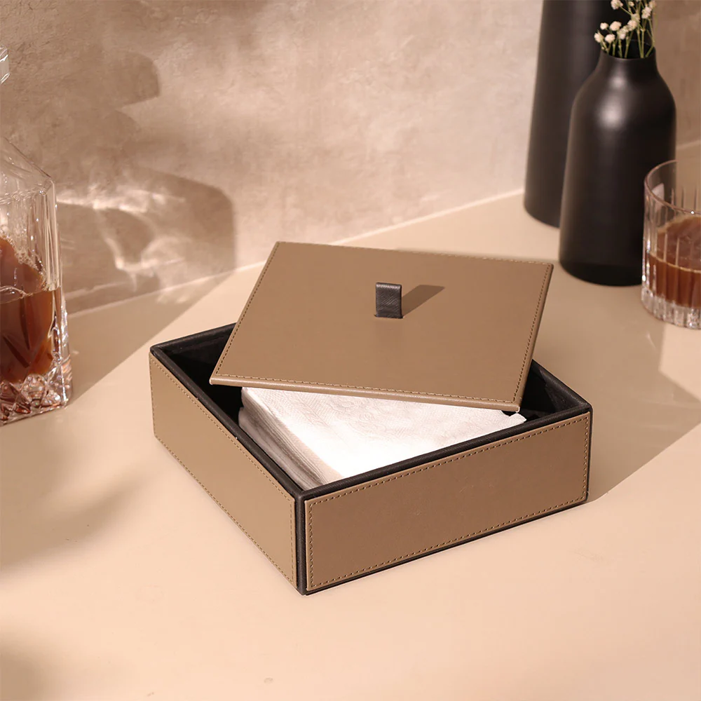 Bodge Storage Box with Lid - Cedar Black - Image 2