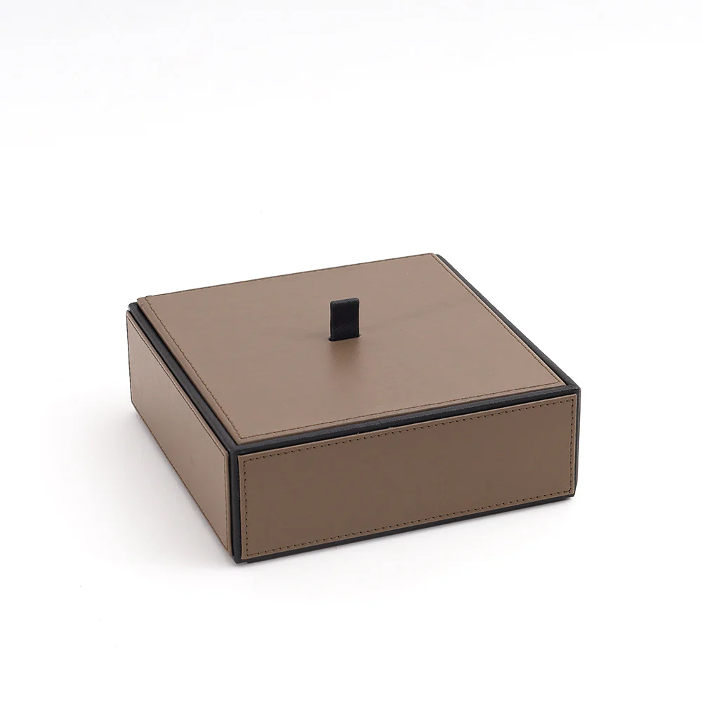 Bodge Storage Box with Lid - Cedar Black - Image 3