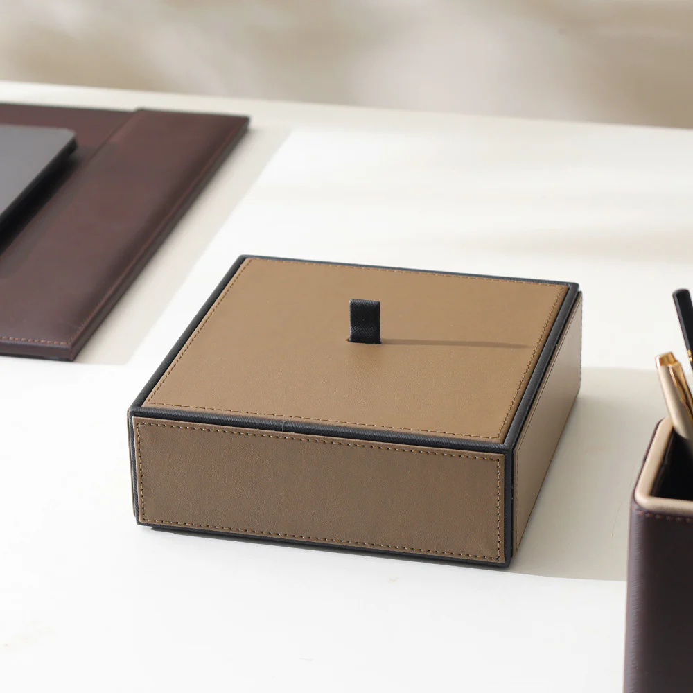 Bodge Storage Box with Lid - Cedar Black - Image 5