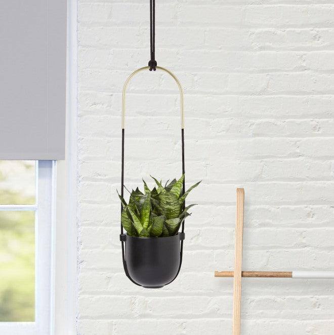 Bolo Hanging Planter - Black