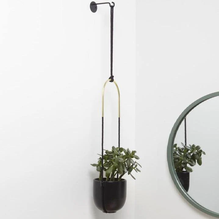Bolo Hanging Planter - Black - Image 3