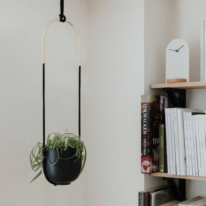 Bolo Hanging Planter - Black - Image 5