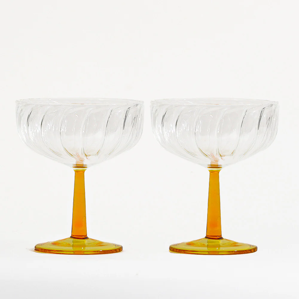 Bonbon Dessert Cups, Set of 2 - Amber - Image 6