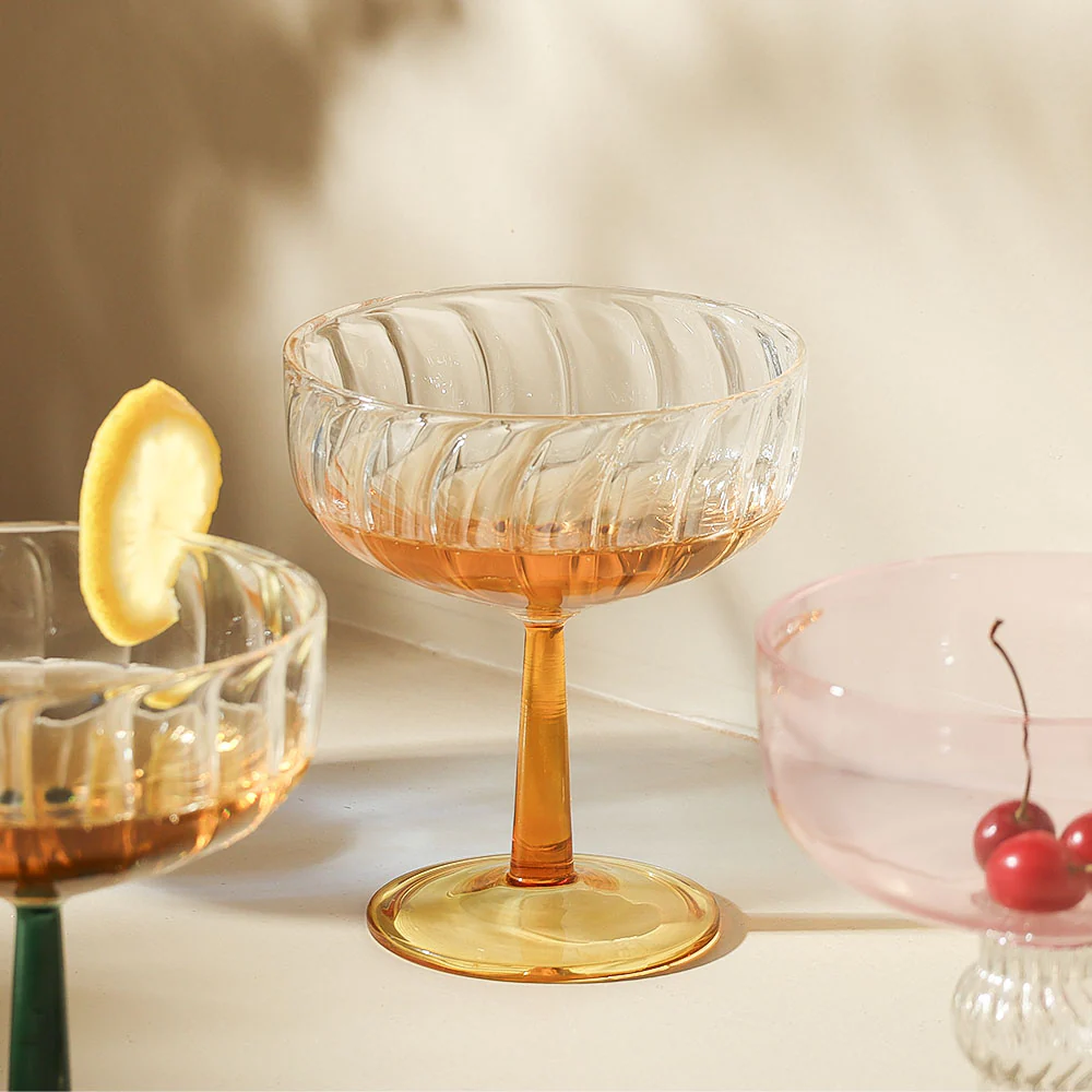 Bonbon Dessert Cups, Set of 2 - Amber - Image 7