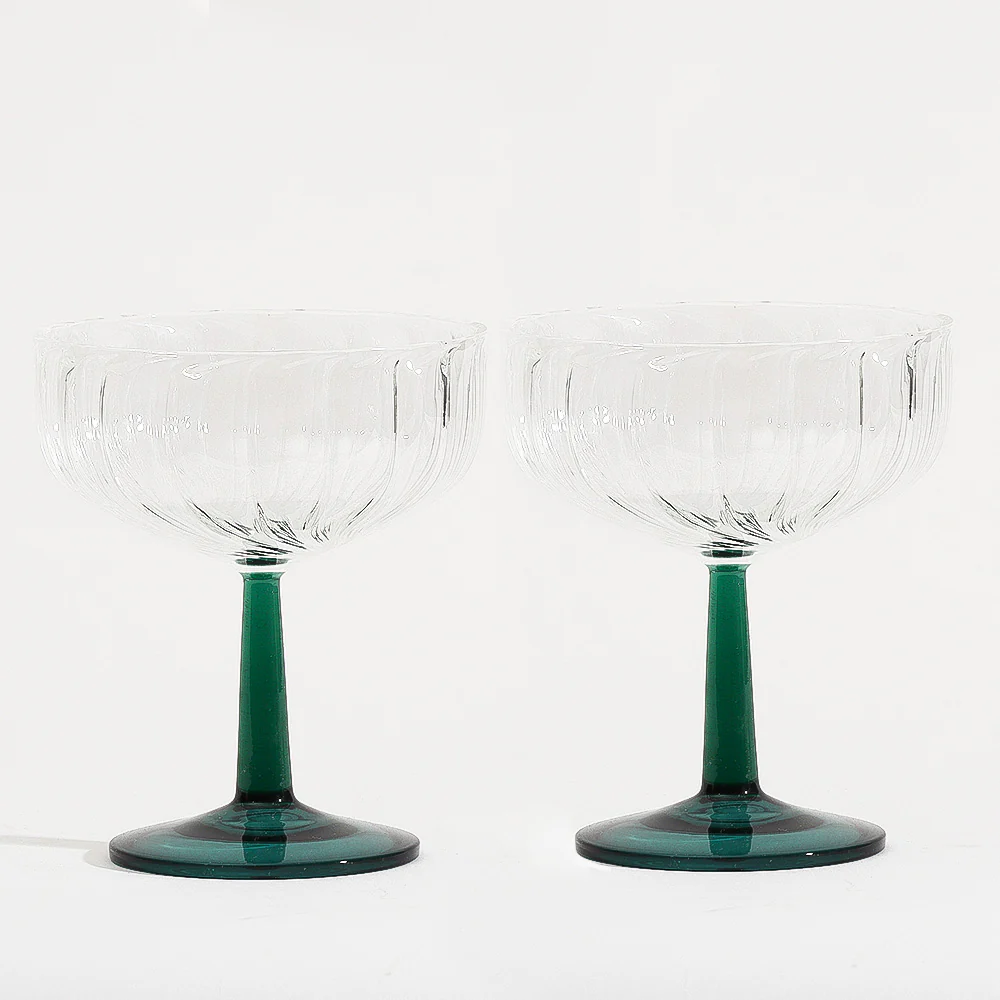 Bonbon Dessert Cups, Set of 2 - Emerald Green - Image 6
