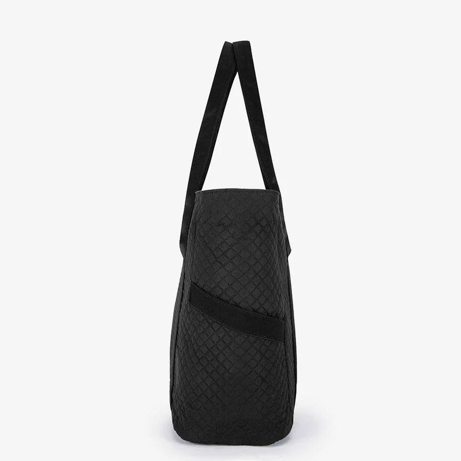 Daily Tote Bag Large - Quilted Black - Image 5