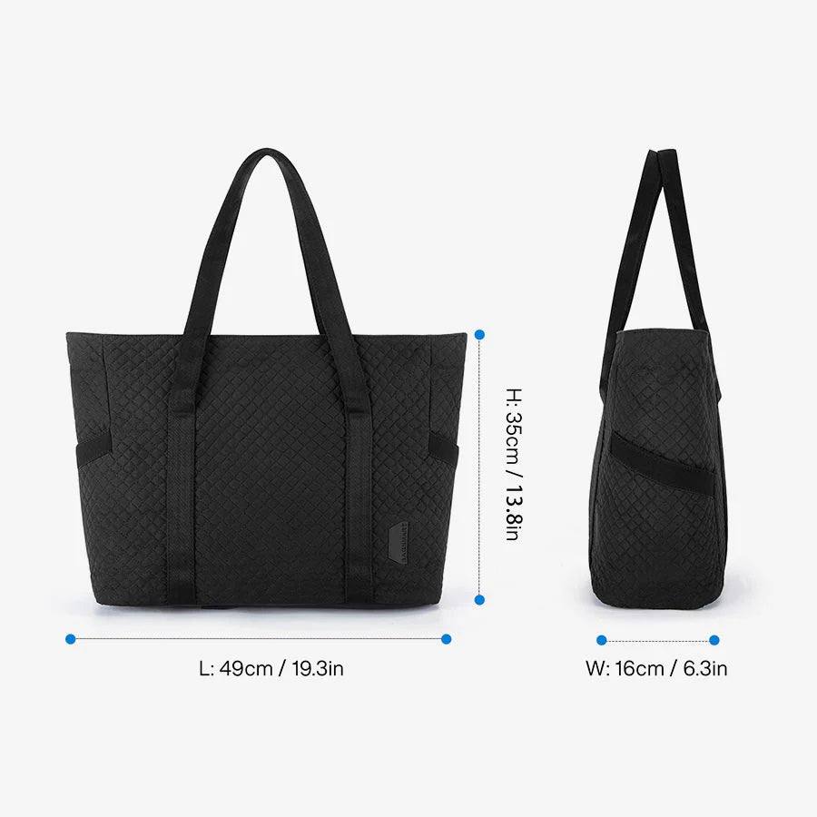 Daily Tote Bag Large - Quilted Black - Image 6
