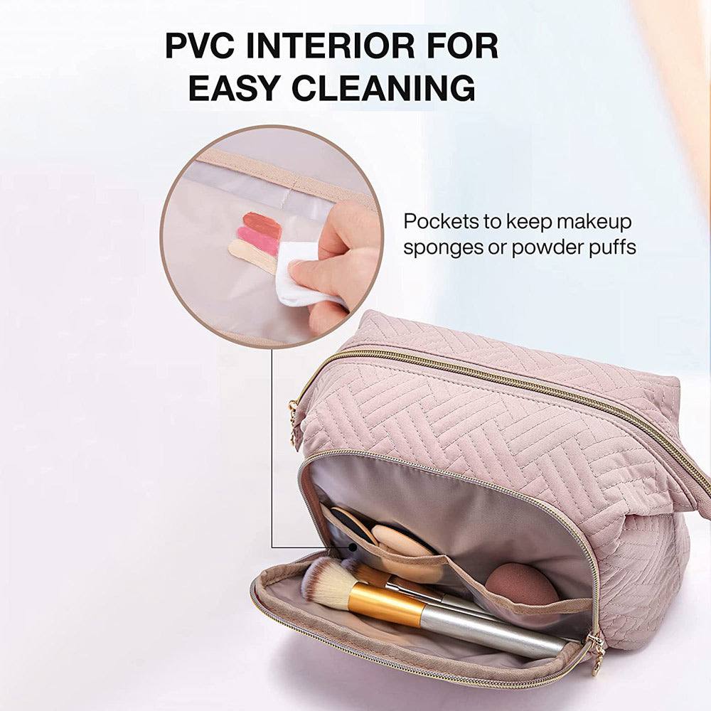 Travel Makeup Bag - Cross Pink - Image 5