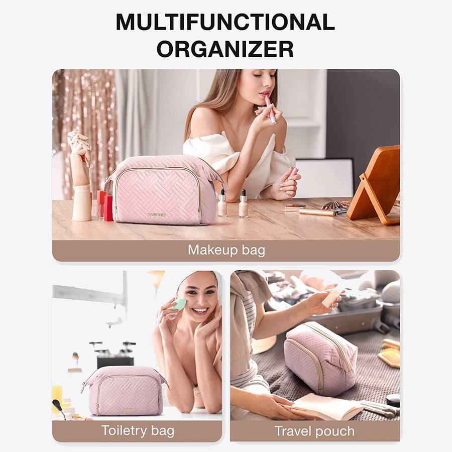 Travel Makeup Bag - Cross Pink - Image 8