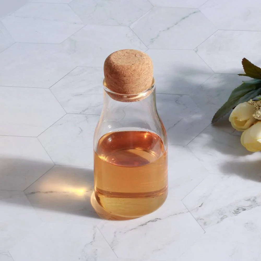 Borosilicate Glass Bottle With Cork Lid - Mini - Image 4
