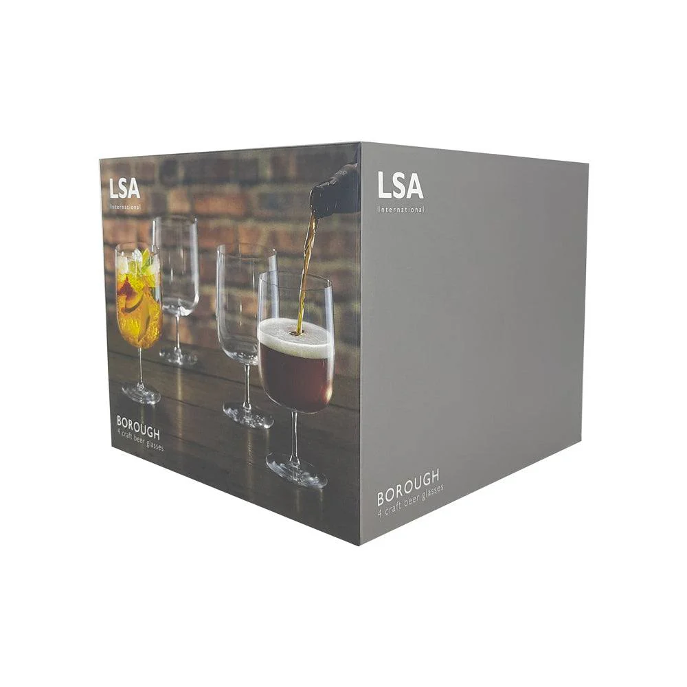 Borough Craft Beer Glasses 625ml, Set of 4 - Image 7