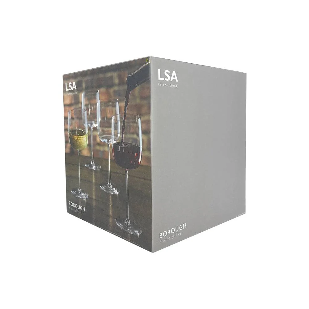 Borough Wine Glasses 450ml, Set of 4 - Image 7