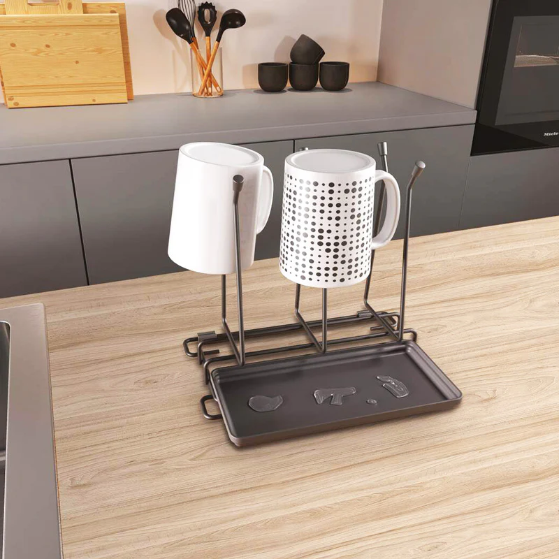 Bottle-Up Lava Bottle Drainer - Black