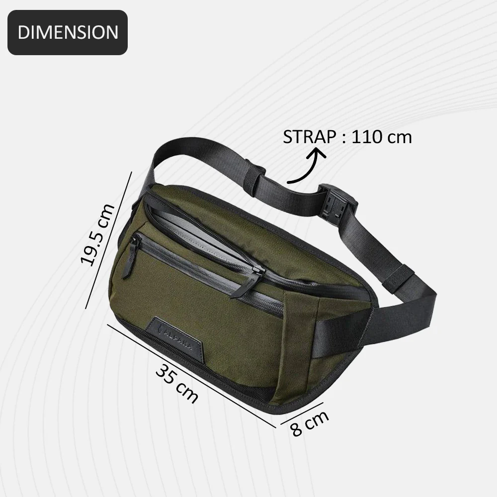 Bravo Sling Bag Mini V2 - Axoflux Army Green - Image 7