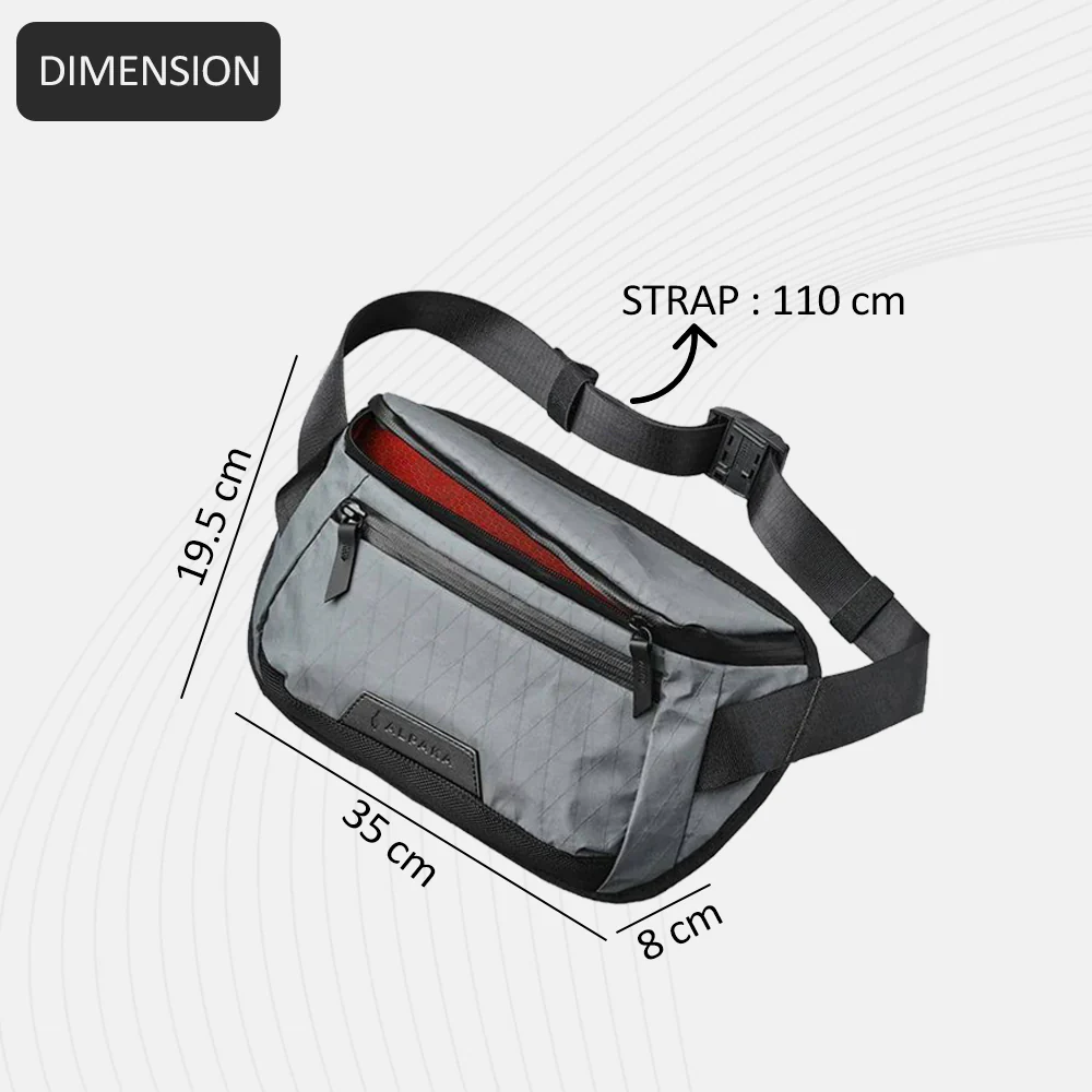 Bravo Sling Bag Mini V2 - Slate Grey VX21 - Image 8
