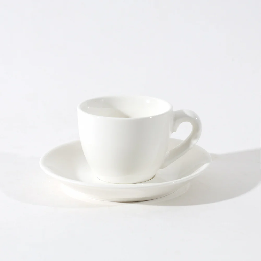 Briar Espresso Cup & Saucer Set - White - Image 6