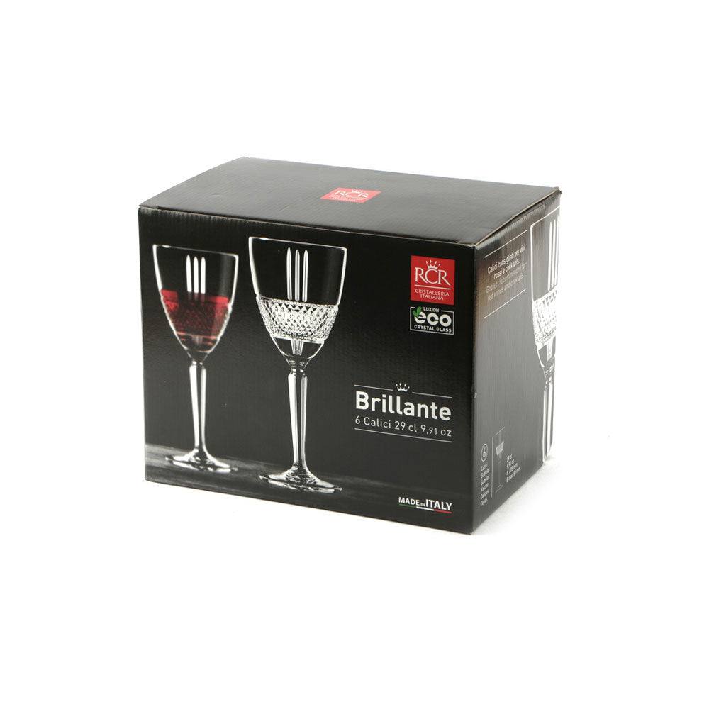 Brillante Red Wine Glasses 290ml, Set of 6 - Image 4