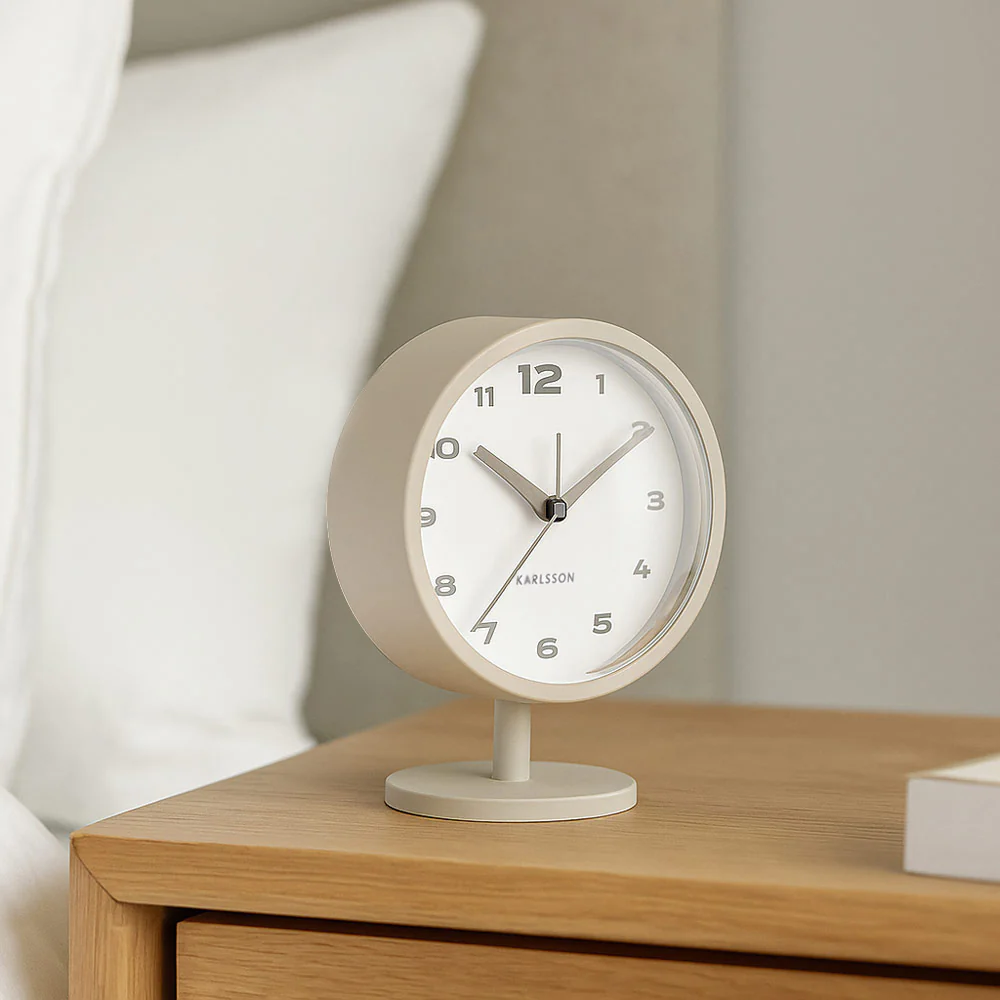Brisk Dome Alarm Clock - Grey