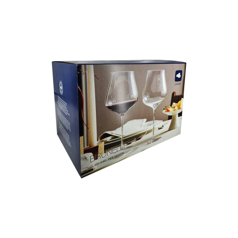 Brunelli Burgundy Glasses 770ml, Set of 6 - Image 9