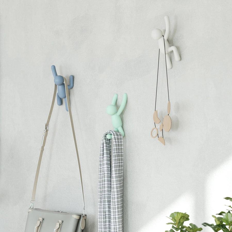 Buddy Hooks, Set of 3 - Blue Green White - Image 3