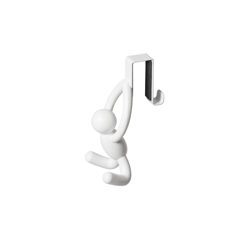 Buddy Over the Cabinet Hook, Set of 2 - White - Image 2
