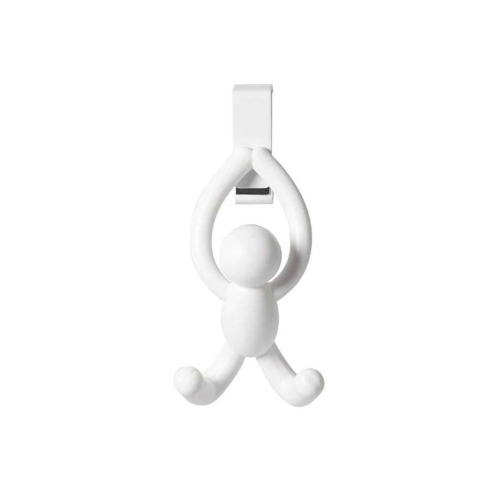 Buddy Over the Cabinet Hook, Set of 2 - White - Image 4