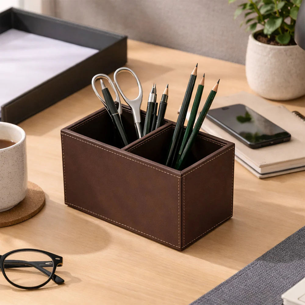 Bureau Duo Organiser - Walnut - Image 2