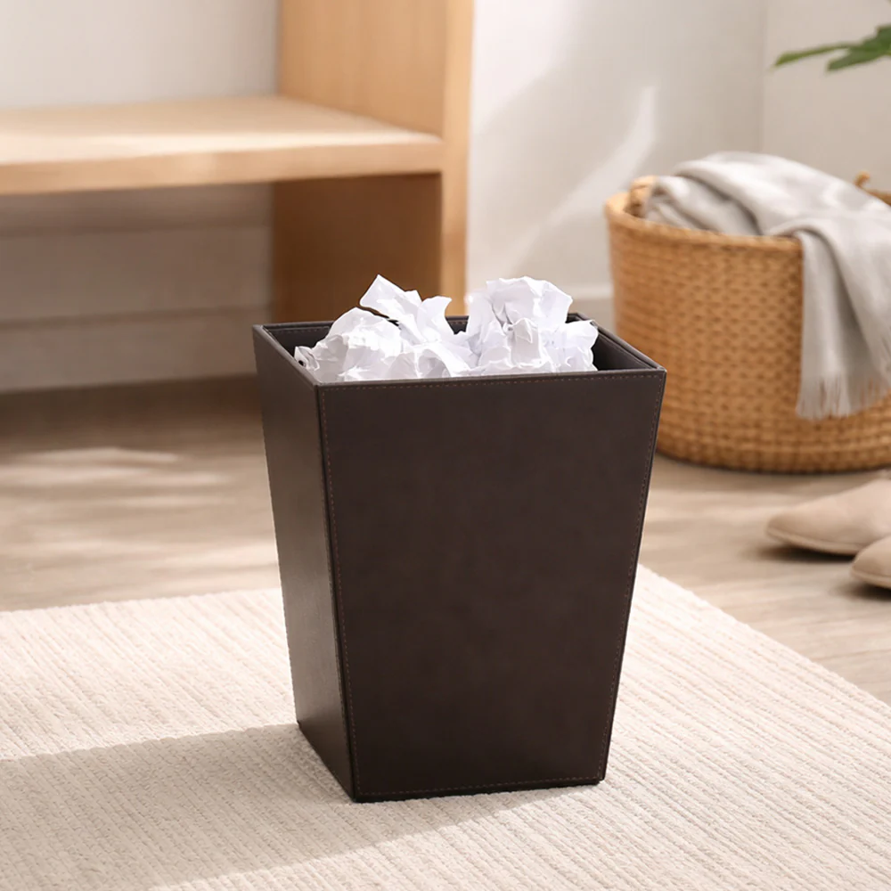 Bureau Waste Bin - Walnut - Image 2