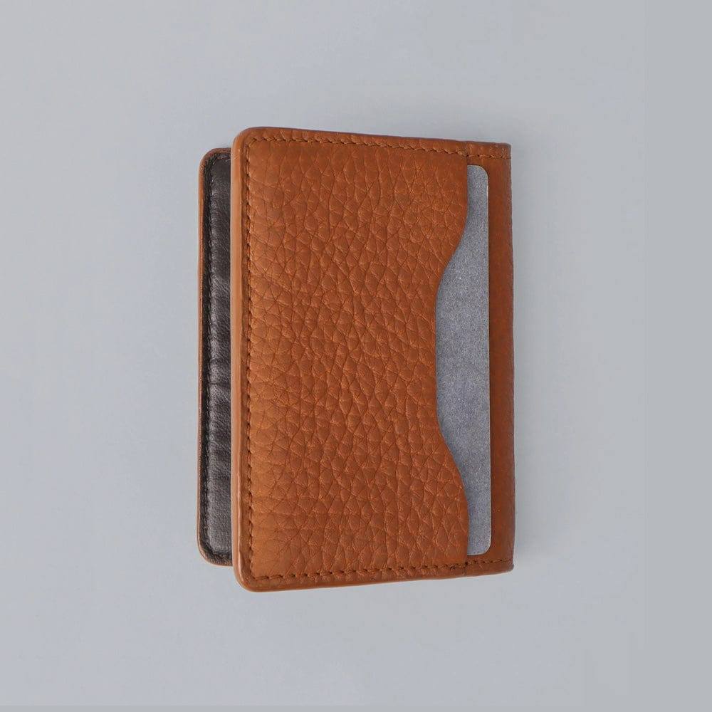 Business Cards Leather Wallet - Tan - Image 4