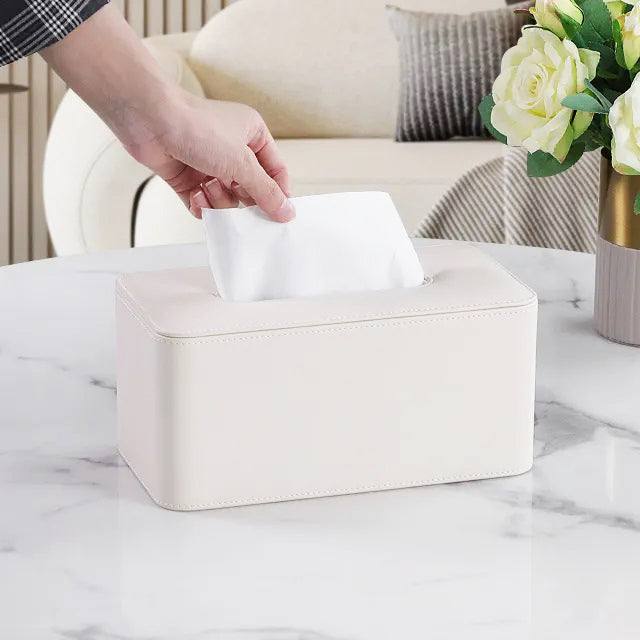 Cabin High Tissue Box Holder - Ivory - Image 4