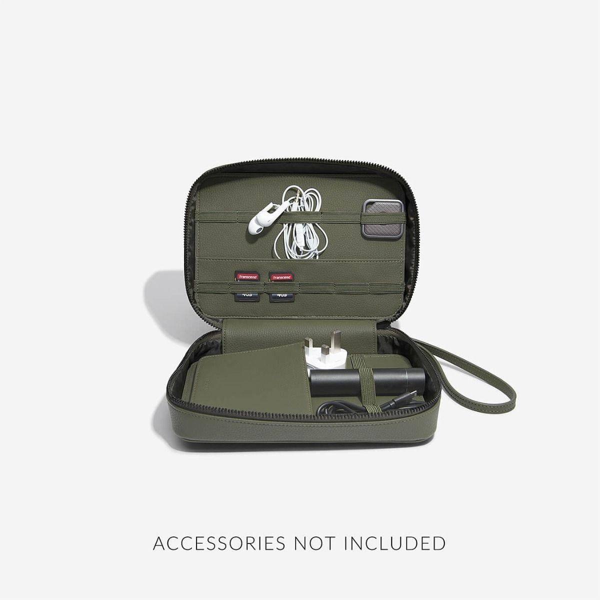 Cable Tidy Bag - Olive Green - Image 7