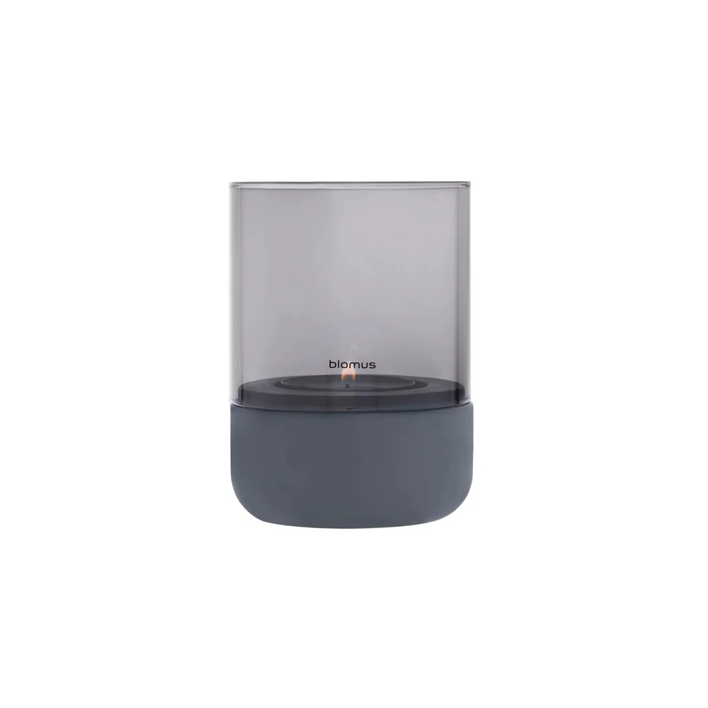 Calma Tealight Hurricane Small - Steel Grey - Image 3