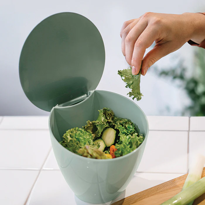 Calypso Food Waste Bin - Nordic Sage - Image 2