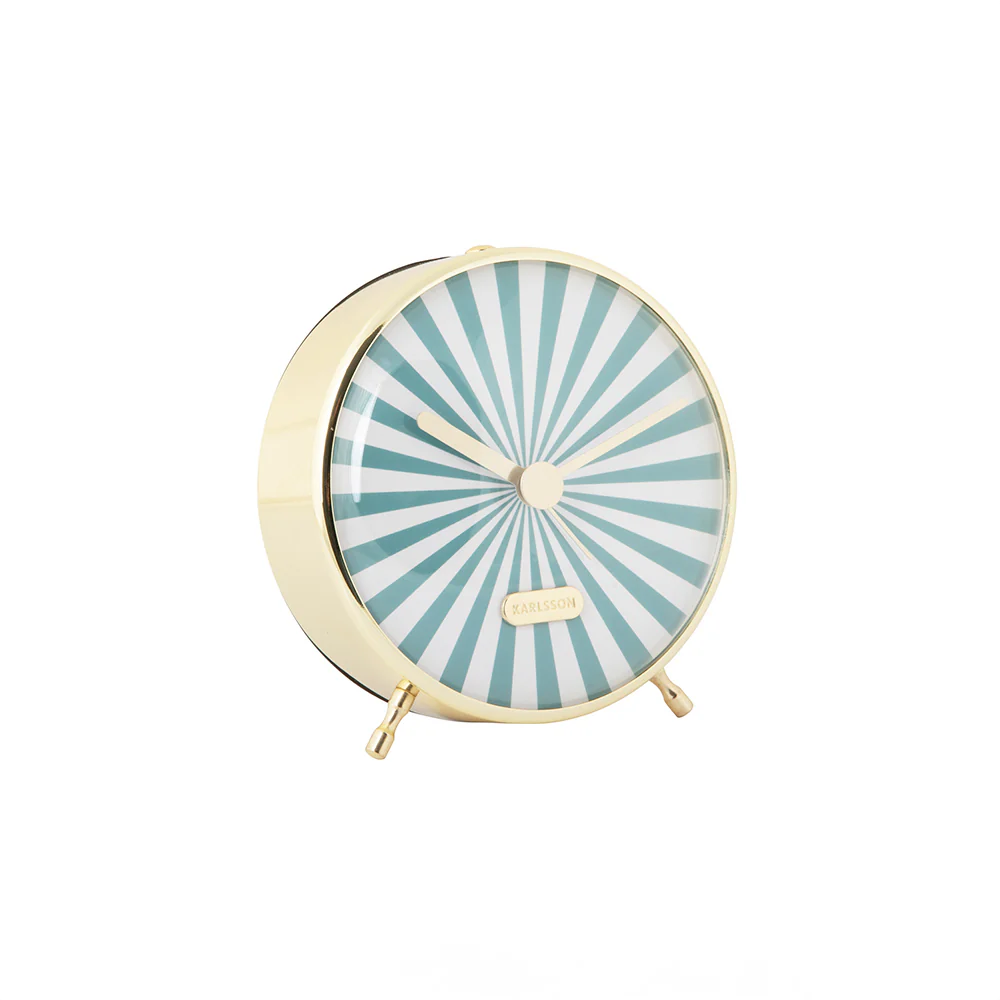 Candy Swirl Alarm Clock - Blue & White - Image 3