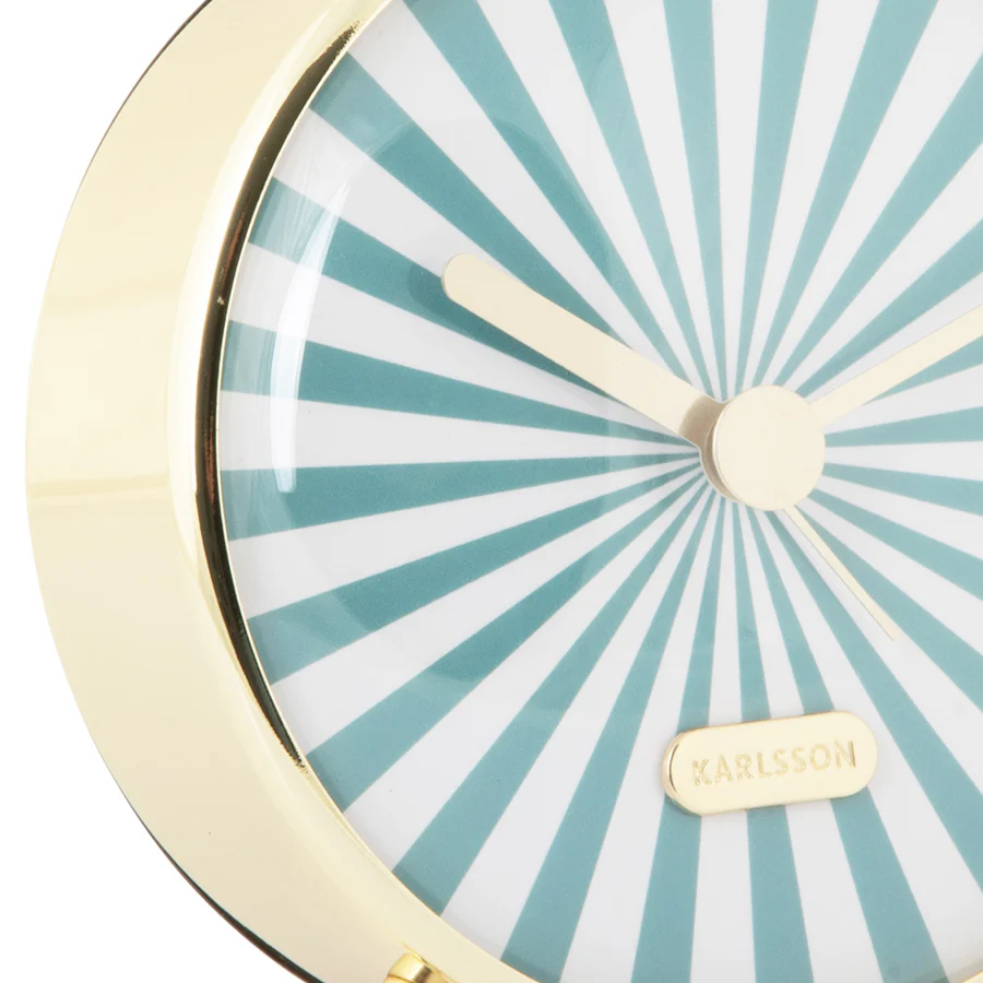 Candy Swirl Alarm Clock - Blue & White - Image 5