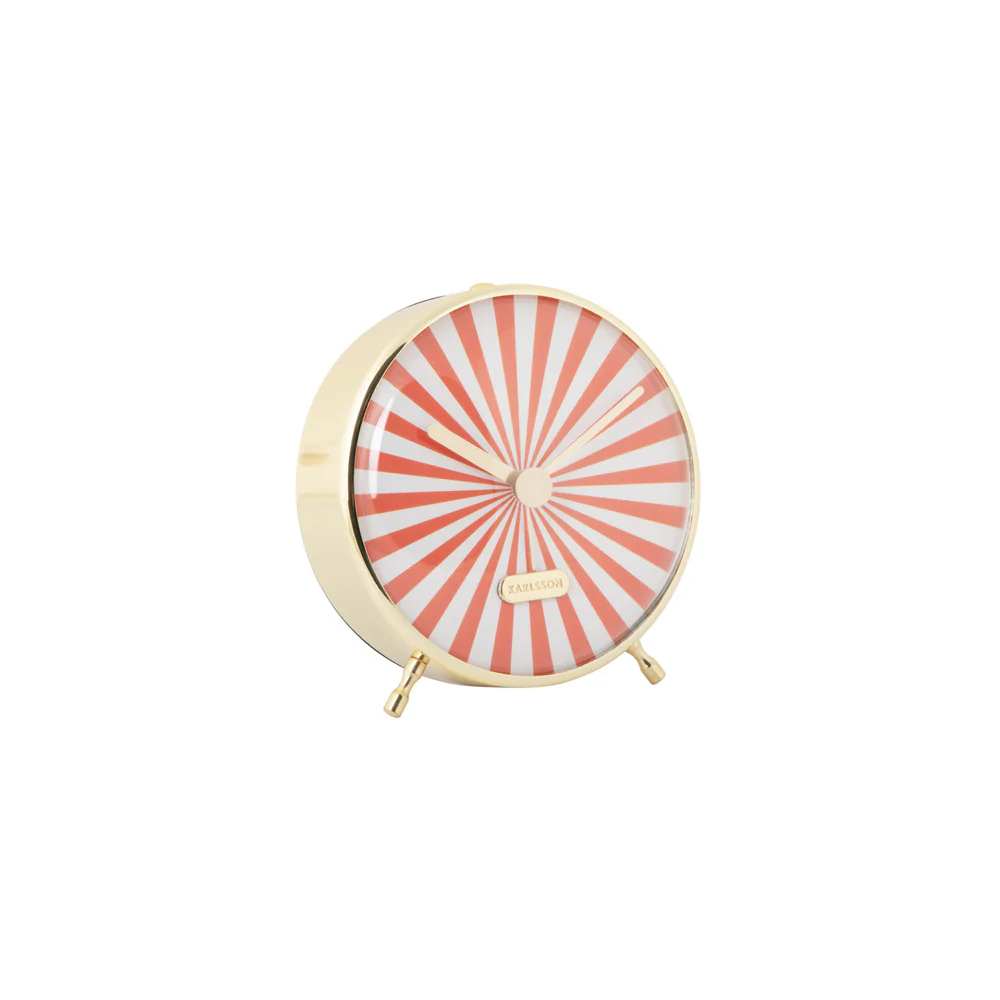 Candy Swirl Alarm Clock - Orange & White - Image 2