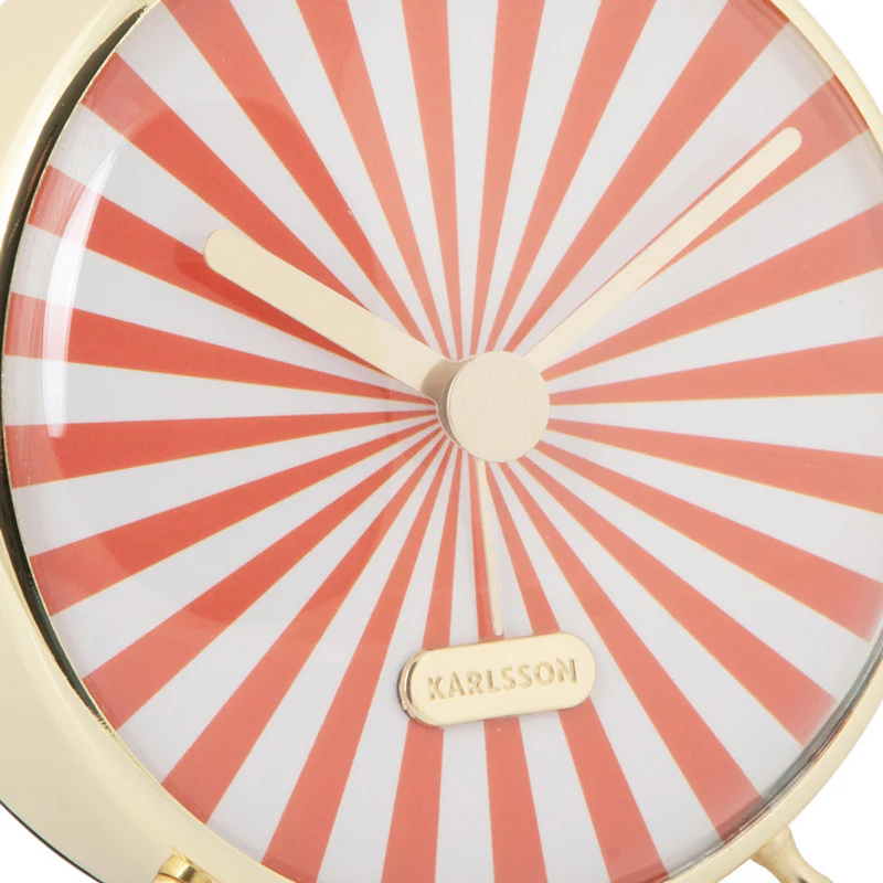 Candy Swirl Alarm Clock - Orange & White - Image 4