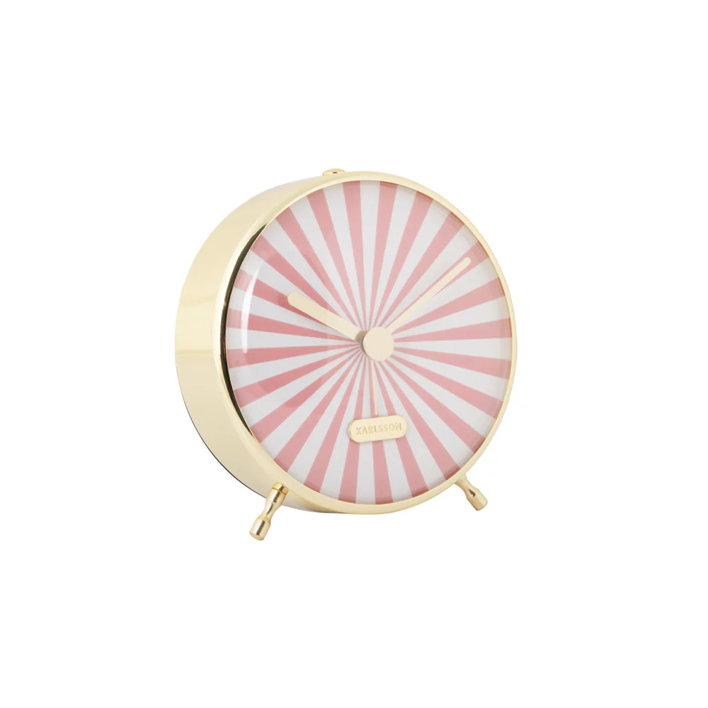 Candy Swirl Alarm Clock - Pink & White - Image 3