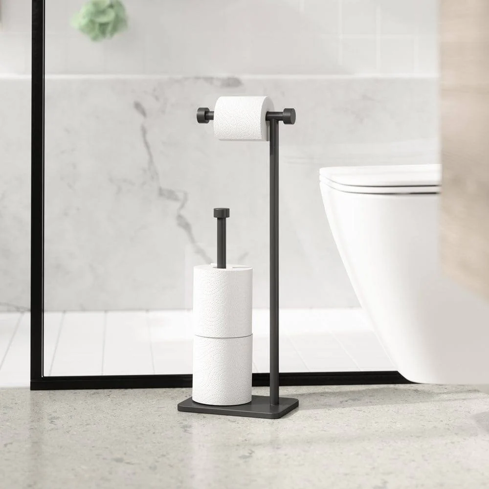 Cappa Toilet Paper Stand - Black - Image 3