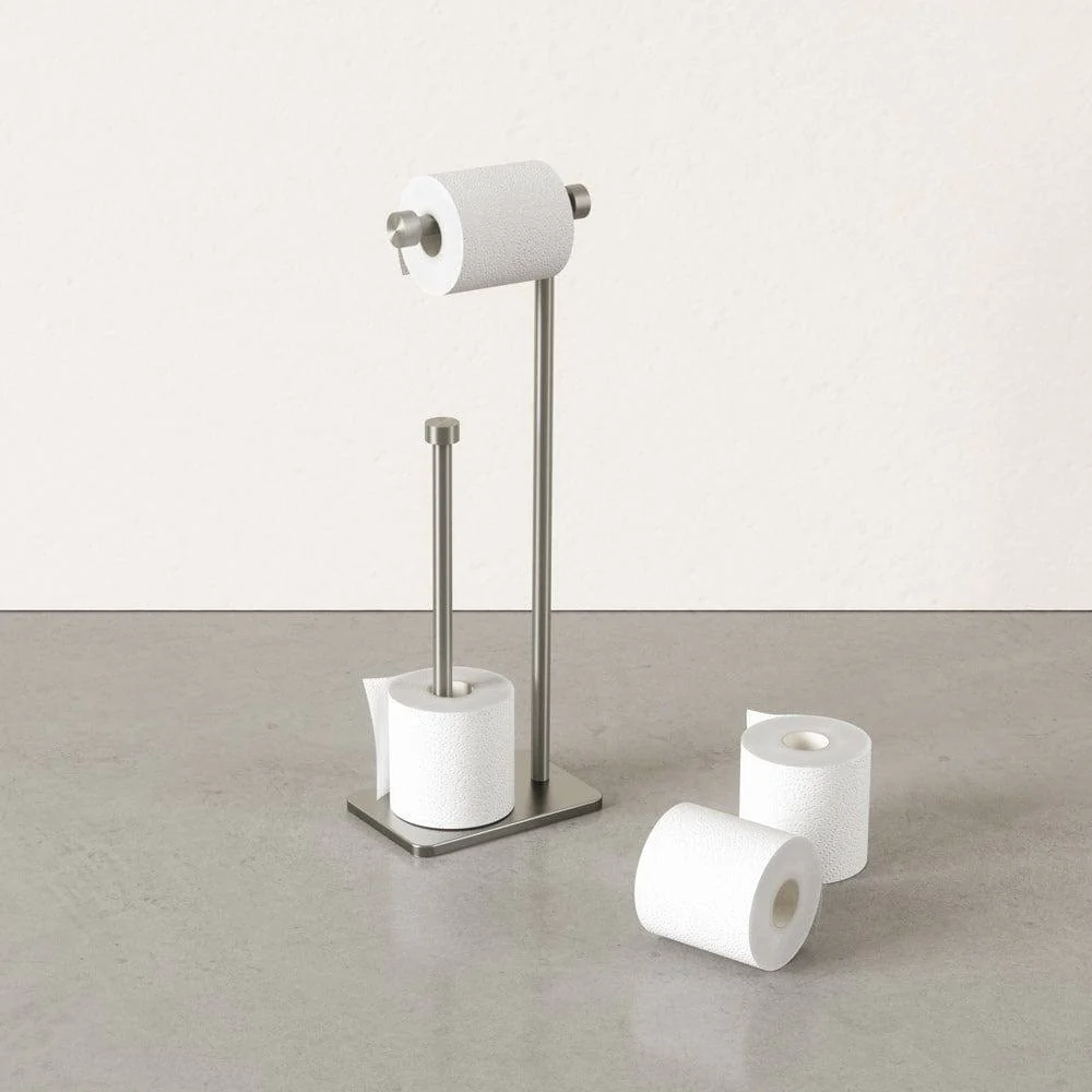 Cappa Toilet Paper Stand - Nickel - Image 6