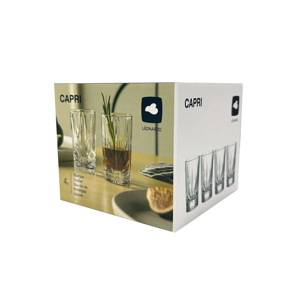 Capri Shot Glasses 70ml, Set of 4 - Image 5